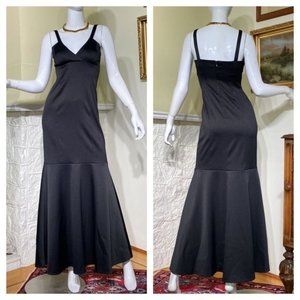 Le Château LBD Glamour Black Evening Maxi Dress